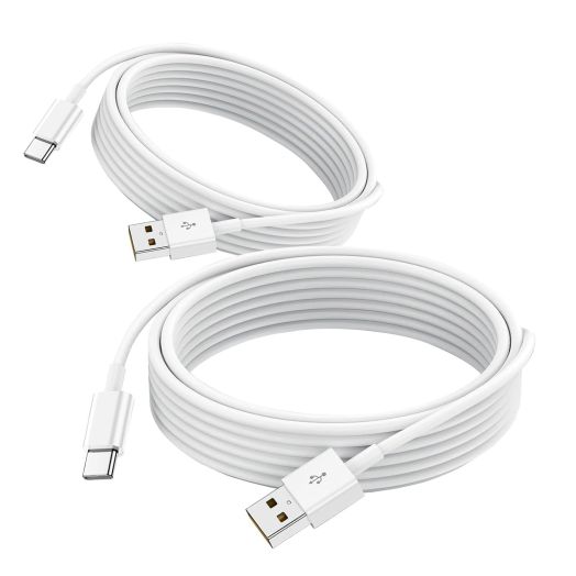 2 Pack iPhone 15 Car Carplay Cable USB A to USB C Charging Charger Cable iPhone 15 Pro Max Plus Data Cord for Apple TV 4K Remote (3rd Generation), iPad Pro 12.9 11 inch, iPad Air 5 4 Mini 6 USB Type C