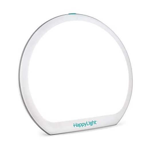 Verilux® HappyLight Alba Round UV-Free LED Therapy Lamp, 10,000 Lux