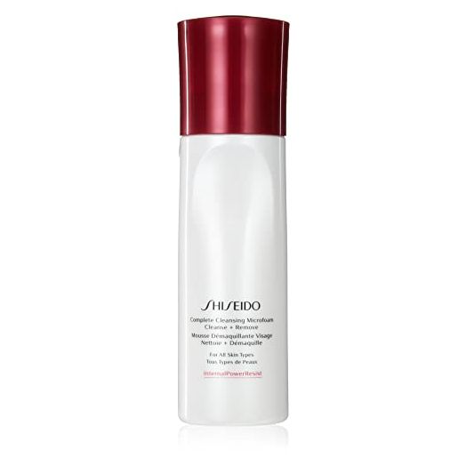Shiseido Complete Oil-Free Makeup Remover Cleansing Microfoam for All Skin Types, 180ML