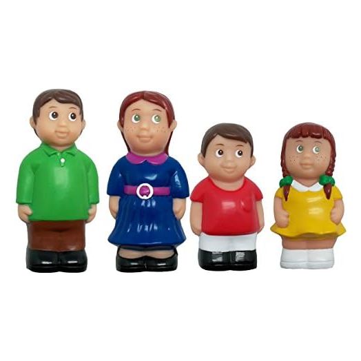 Get Ready Kids 625 Caucasian Family Figures Toy-Figures, Multi 5.0 H x 1.5 L x 2.0 W