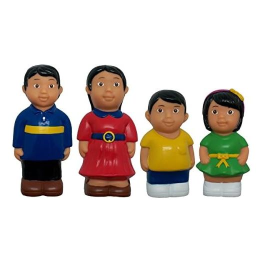 Get Ready Kids Asian Family Figures, Set of 4, 5"