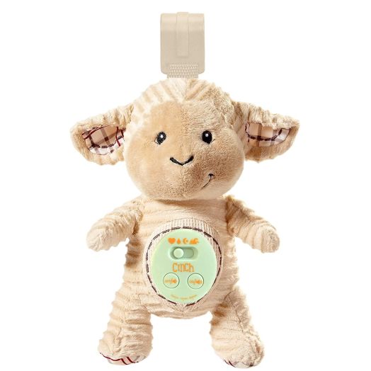 dexbaby Plush Mini Lamb - Sleep Aid Womb Sound Soother w/Playard and Crib Attachment