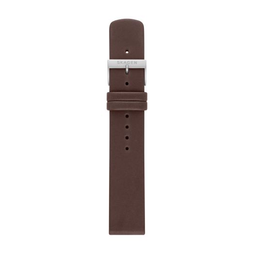 Skagen Men's 20mm Espresso Brown Leather Watch Band (Model: SKB6118)
