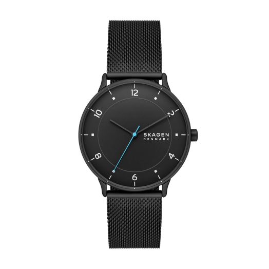 Skagen Kuppel or Riis Minimalist Men's Watch with Stainless Steel Mesh or Leather Band