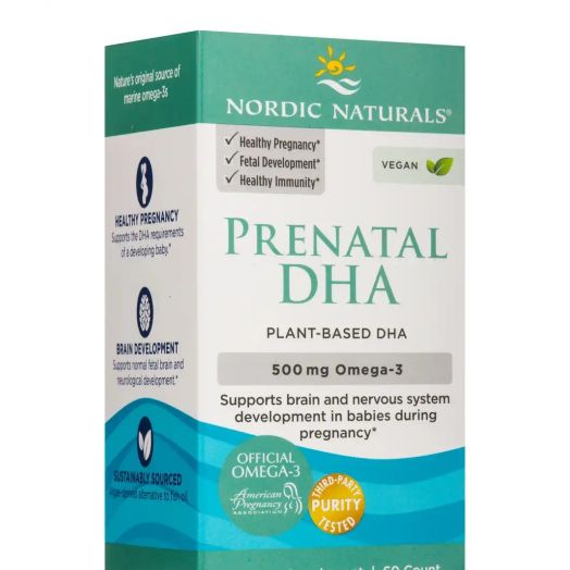 Nordic Naturals Vegan Prenatal DHA - 60 Soft Gels