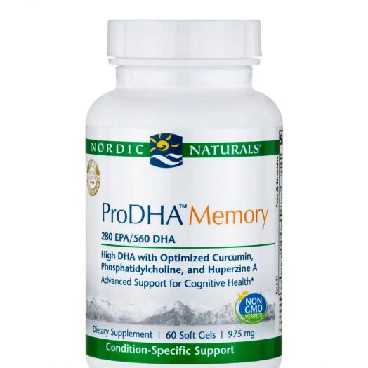 Nordic Naturals ProDHA Memory 975 mg - 60 Soft Gels