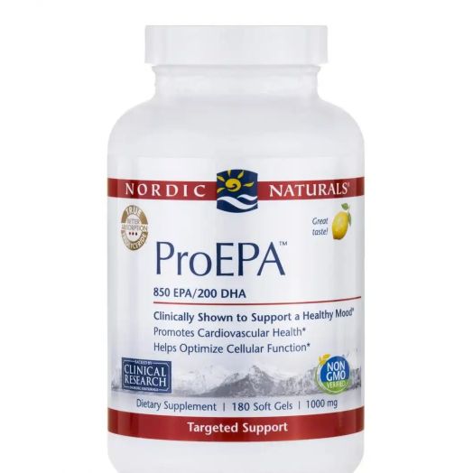 Nordic Naturals ProEPA 1000 mg, Lemon Flavor - 180 Soft Gels