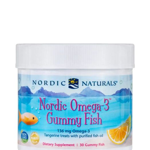 Nordic Naturals Nordic Omega-3 Fishies, Tangerine Flavor - 30 Gummies