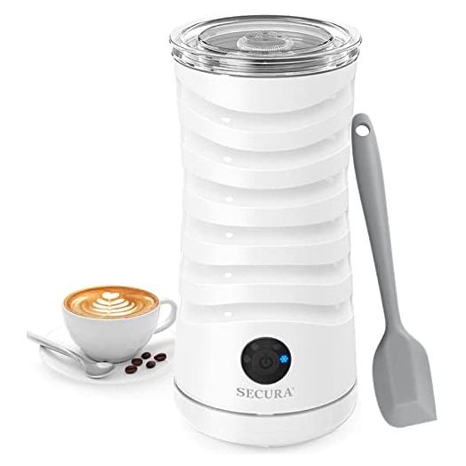 Secura Electric Milk Frother, Automatic Milk Steamer, 4-IN-1 Hot & Cold Foam Maker-8.4oz/240ml Milk Warmer