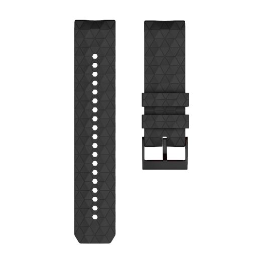 KHZBS 24mm Men's Rubber watch Strap Replacement fit for Suunto9 Spartan Sport Wrist HR series Smart Quick release watch bands wristband bracelet