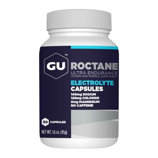 GU Energy Roctane Ultra Endurance Electrolyte Capsules, 50-Count Bottle