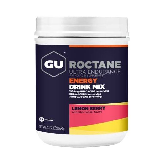 GU Energy Roctane Ultra Endurance Drink Mix 1.72Pound Canister, Orange, Lemon Berry