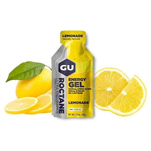 GU Energy Roctane Ultra Endurance Energy Gel, 24-Count, Lemonade