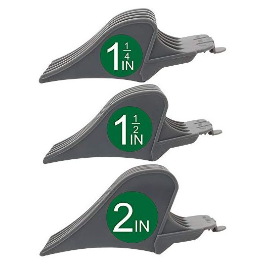 Professional Hair Clipper Combs Guides, Hair Clipper Guards 1 & 1/4" 1 & 1/2" 2", Mega NO.16 NO.12 NO.10 fits for most Wahl Clippers (NO.10+NO.12+NO.16, Gray)…
