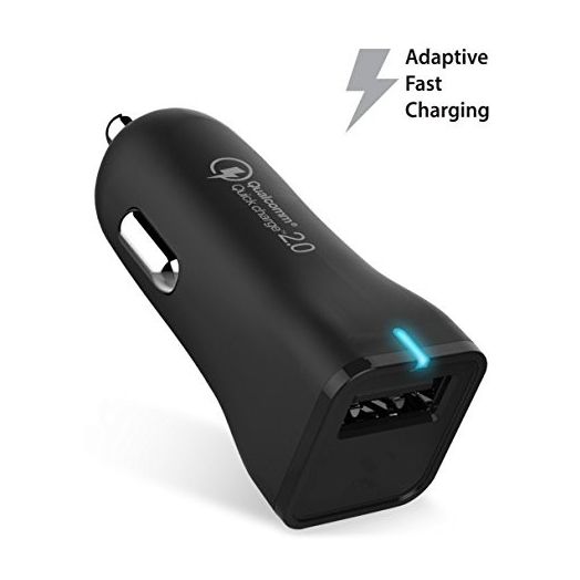 Ixir HTC Desire 820q dual sim Charger Micro USB 2.0 Cable Kit by TruWire { Car Charger + 2 Micro USB Cable} True Digital Adaptive Fast Charging uses dual voltages for up to 50% faster charging!