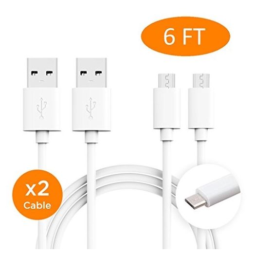 Ixir ZTE nubia Z9 Max Charger (6 FEET) Micro USB 2.0 Cable Kit by TruWire - {Wall Charger + Car Charger + 2 Cable} True Digital Adaptive Fast Charging uses dual voltages for up to 50% faster charging!