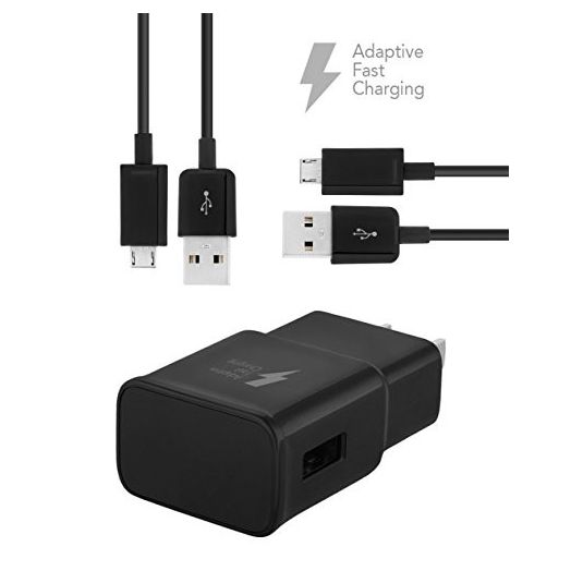 Ixir Motorola Photon Q 4G LTE XT897 Charger Fast Micro USB 2.0 Cable Kit by TruWire - {2 Fast Wall Charger + 2 Micro Cable} True Digital Fast Charging uses dual voltages for up to 50% faster charging!