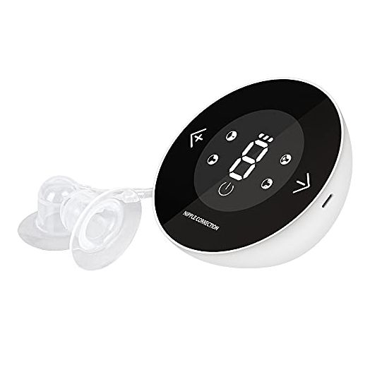 Electric Nipple Corrector for Flat or Inverted Nipples, Portable Nipple Pump, Inverted Nipple Puller, Rechargeable Nipple Puller Sunken and Short Nipples, Nipple Massage - 4 PCS