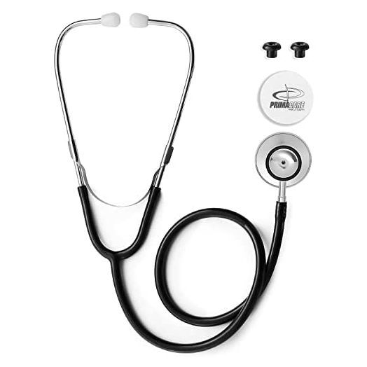 Primacare DS-9290-BK Adult Size 22 Inch Stethoscope for Diagnostics and Screening Instruments