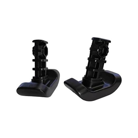 Stander Replacement Ski Glides, Compatible with the EZ Fold-N-Go Walker and the Able Life Space Saver Walker, Black, Set of 2