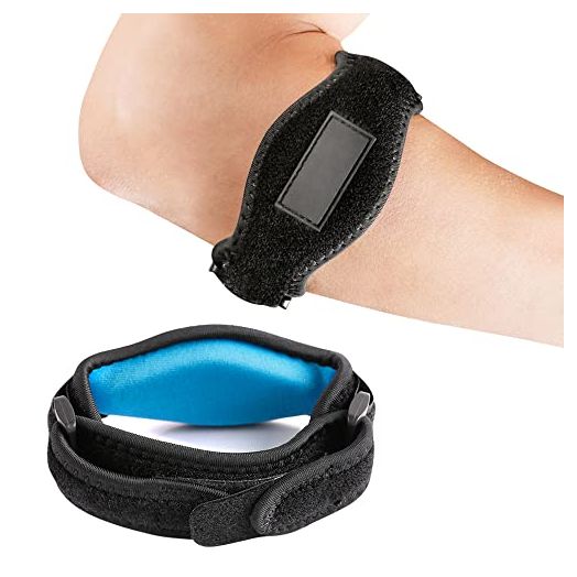 Generic Elbow Brace, Tennis Elbow Brace with Compression Pad for Both Men and Women (2 Pack)