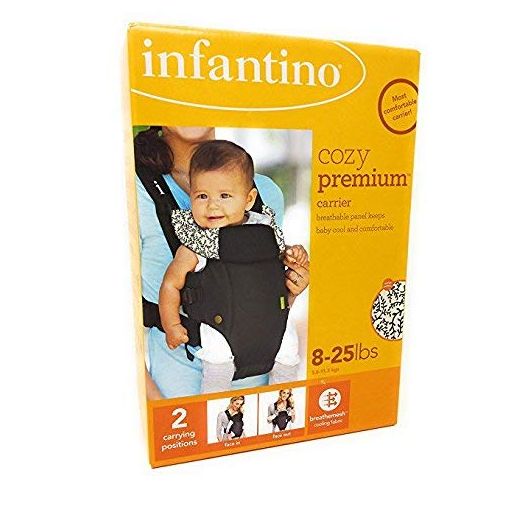 Infantino Cozy Premium 8-25lbs Baby Carrier, Blue