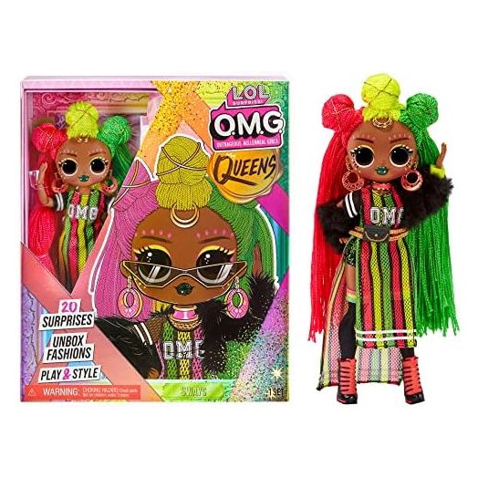 L.O.L. Surprise! Queens Sways Fashion Doll with 20 Surprises Including Outfit and Accessories for Fashion Toy Girls Ages 3 and up, 10-inch