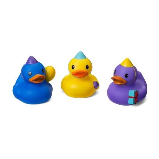 Infantino Happy Birthday Rubber Duck, 1 count - Assorted
