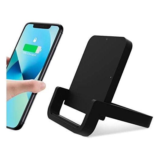 BUBEYYIE Fast Wireless Charger 10W Charging Stand Qi-Certified Compatible with iPhone 13 12 11 Pro XR XS X 8 Plus Samsung Galaxy S20 S10 Note 20 10 Google LG and Other Qi-Enable Phones