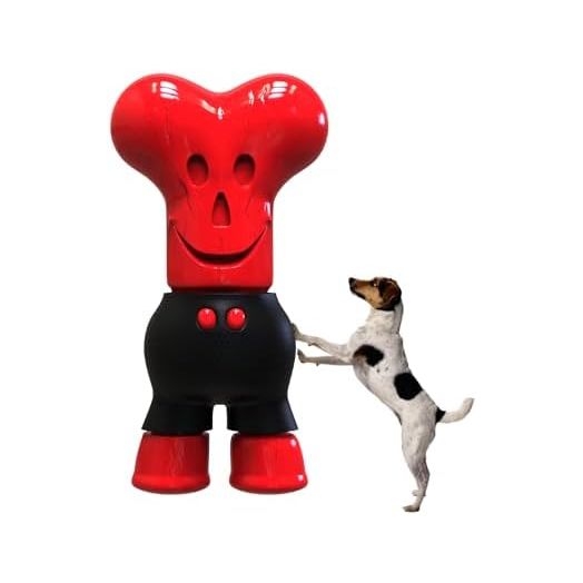 Dog Toys for Aggressive Chewers.Indestructible Durable Dog Chew Toys.Nylon and Rubber Dog Bone Toy for Medium Large Breed Christmas Dog Toys