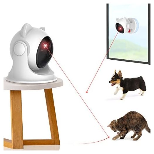 Automatic Cat Laser Toys, Interactive Laser Cat Toys for Indoor Cats/Kitty/Dogs, Cat Laser Toy Automatic