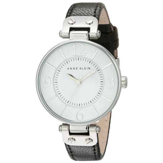 Anne Klein Women's Leather Strap Watch