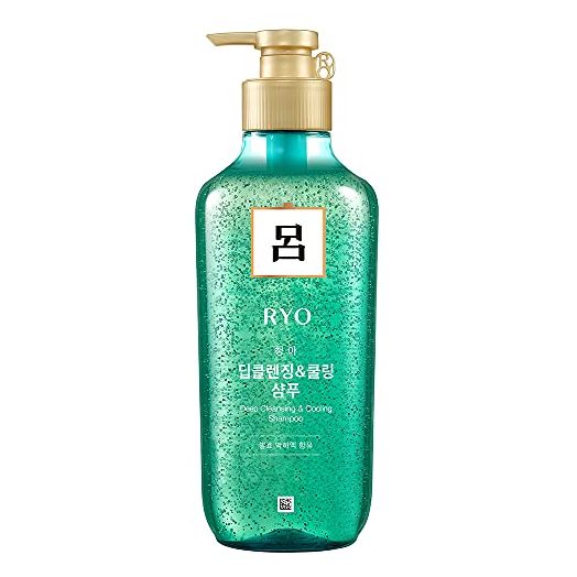 RYO Scalp Deep Cleansing & Cooling Shampoo 550ml (18.6oz) Excess sebum care, Shampoo for smelly scalp, Fermented mint and other natural ingredients, Anti- Dandruff treatment