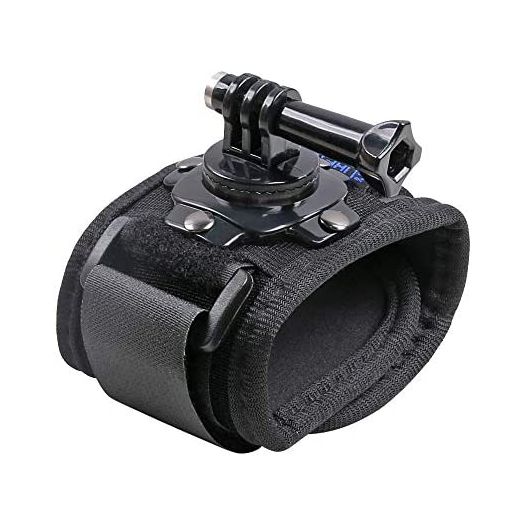 360 Degree Rotating Arm Mount Strap Wrist Strap Mount Compatible with gopro Hero 10 Black,Hero 9/8/7/6/5 Black,Wrist Strap Band Holder Cycling Mount for DJI Osmo Action,Xiaomi Yi and More