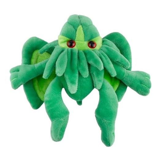 Toy Vault Mini Cthulhu Plush, 8-Inch; Stuffed Horror Toy Based on H.P. Lovecraft's Weird Fiction, Small Size