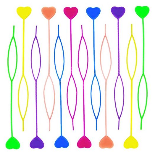 TIHOOD 16PCS Quick Beader for Loading Beads/Automatic Hair Beader and Styling Kit/Plastic Magic Topsy Tail Hair Braid Ponytail Styling Maker (Random Color)
