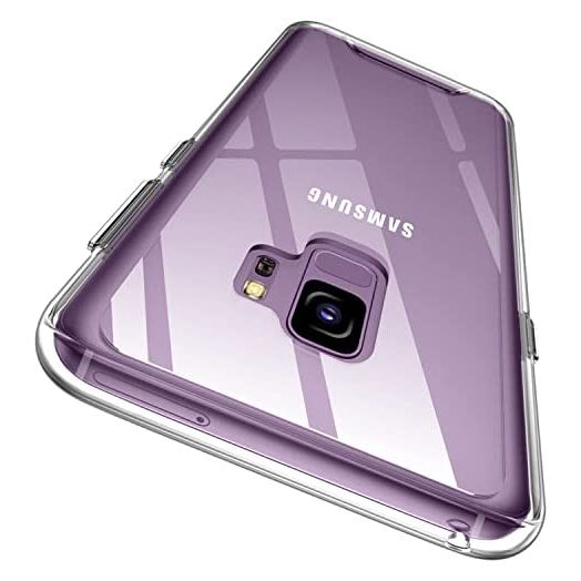 Rayboen for Samsung Galaxy S9 Case (Not for Plus), Crystal Clear Non-Slip Anti-Yellowing Shockproof Protective Cover, Hard PC Back & Soft TPU Frame Slim Phone Case for Galaxy S9, 5.8 inch