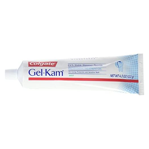 Colgate, PPAX1176035, Gel-Kam Fluoride Preventive Treatment, Gel Mint Flavor, 4.30 Ounce Tube, 1 Pack
