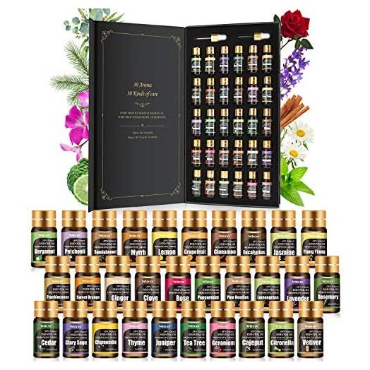 Essential Oils Set -Essential Oils - 100% Natural Essential Oils-Perfect for Diffuser, Humidifier,Aromatherapy, Massage,Skin & Hair Care,30x5 ml(0.17fl.oz)