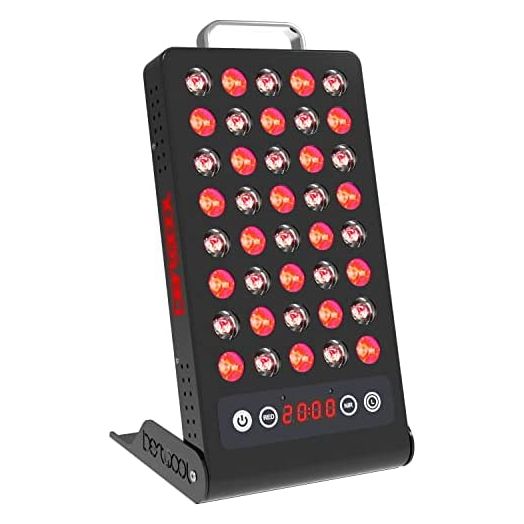 Bestqool Red Light Therapy Device, 660nm 850nm Infrared Light Therapy with Timer, PRO Series, Adjustable Stand