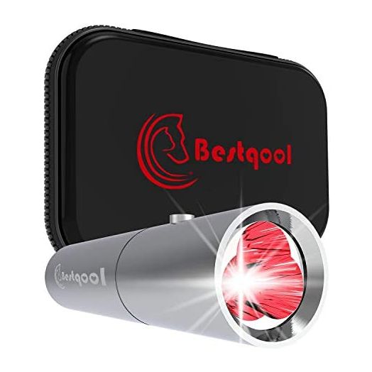 Bestqool Red Light Therapy for Pets - Clinical Grade Near Infrared Light for Dogs and Pets - Rechargeable Device for Pain Relief, Reduce Inflammation, Heal Wounds