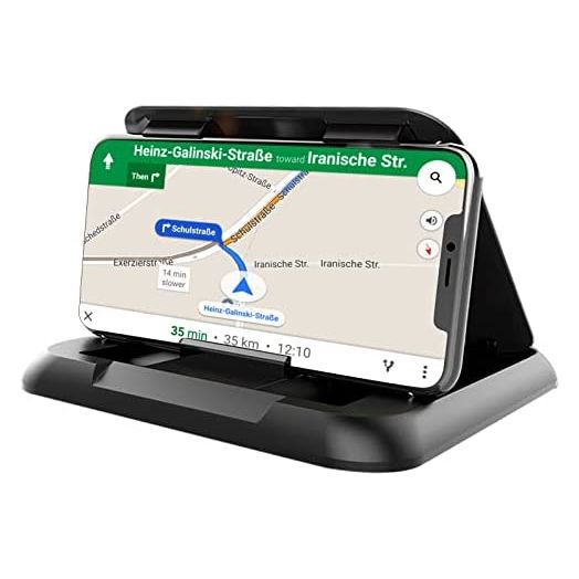 Showvigor Silicone Car Dashboard Phone Holder, Non Slip Phone Pad for Car for Various Dashboards,Slip Free Desk Phone Stand for Car, Compatible with iPhone13 Samsung Android Smartphones GPS Devices