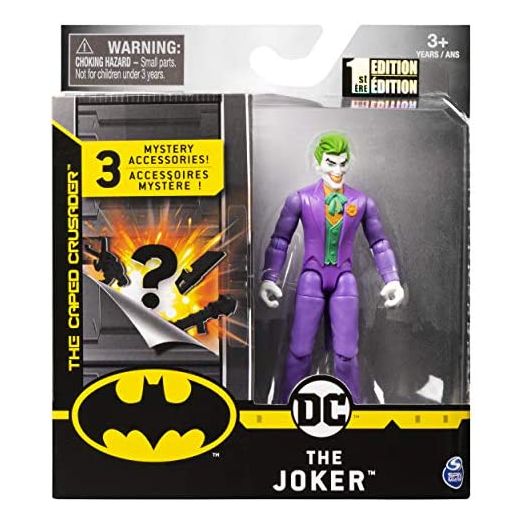 DC Batman 2020 The Joker 4-inch Action Figure by Spin Master