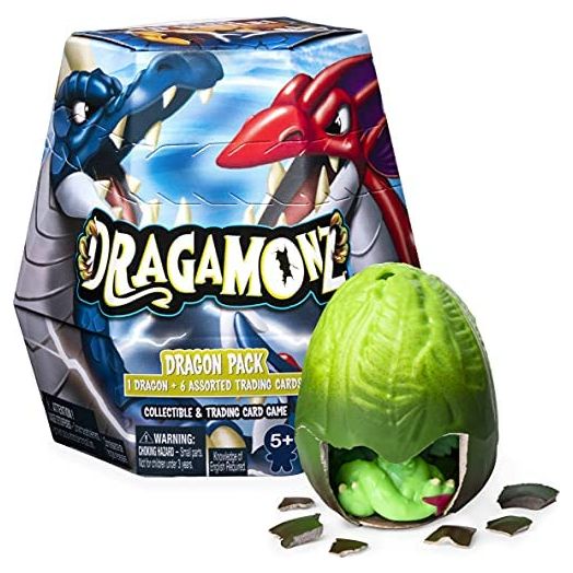 Dragamonz Collectible Figure & Trading Card Game Dragon Pack Mystery (1 Pack)