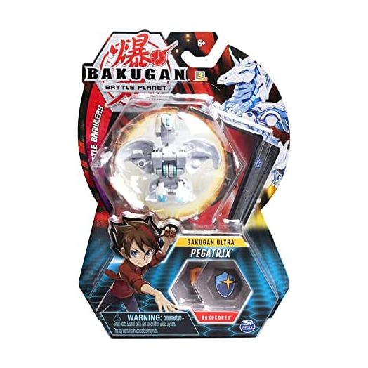Bakugan Ultra, Pegatrix, 3-inch Collectible Action Figure and Trading Card, for Ages 6 and Up