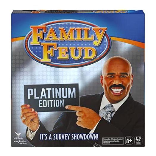 Disney Family Feud Platinum Edition, Family Party Board Game, for Families Adults and Kids Ages 8 and up