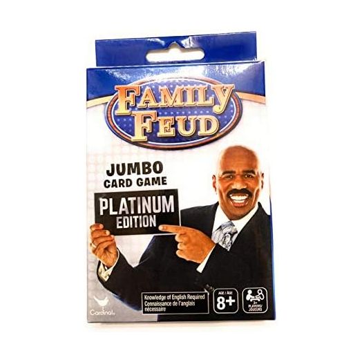 Family Feud Jumbo Card Game Platinum Edition
