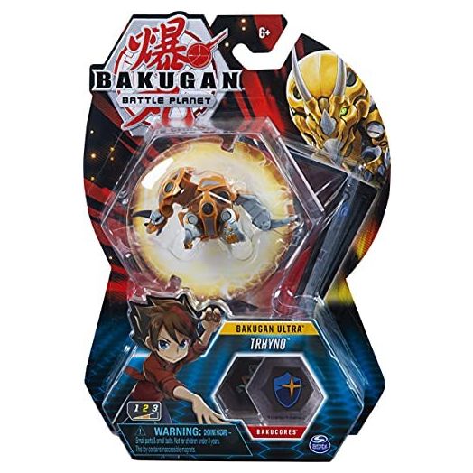 Bakugan Ultra, Trhyno, 3-inch Collectible Action Figure and Trading Card, for Ages 6 and Up