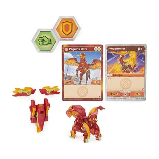Bakugan Ultra, Pegatrix with Transforming Baku-Gear, Armored Alliance 3-inch Tall Collectible Action Figure