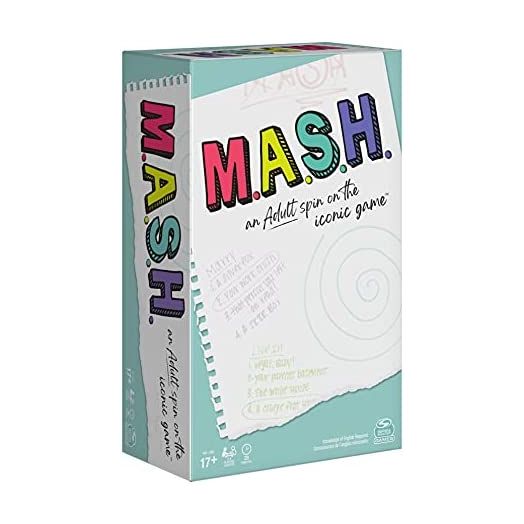 Spin Master Games MASH, Fortune Telling Adult Party Game, for Ages 17 and up
